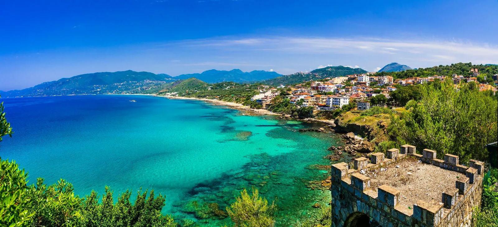 Panorama di Palinuro e costa cilentana